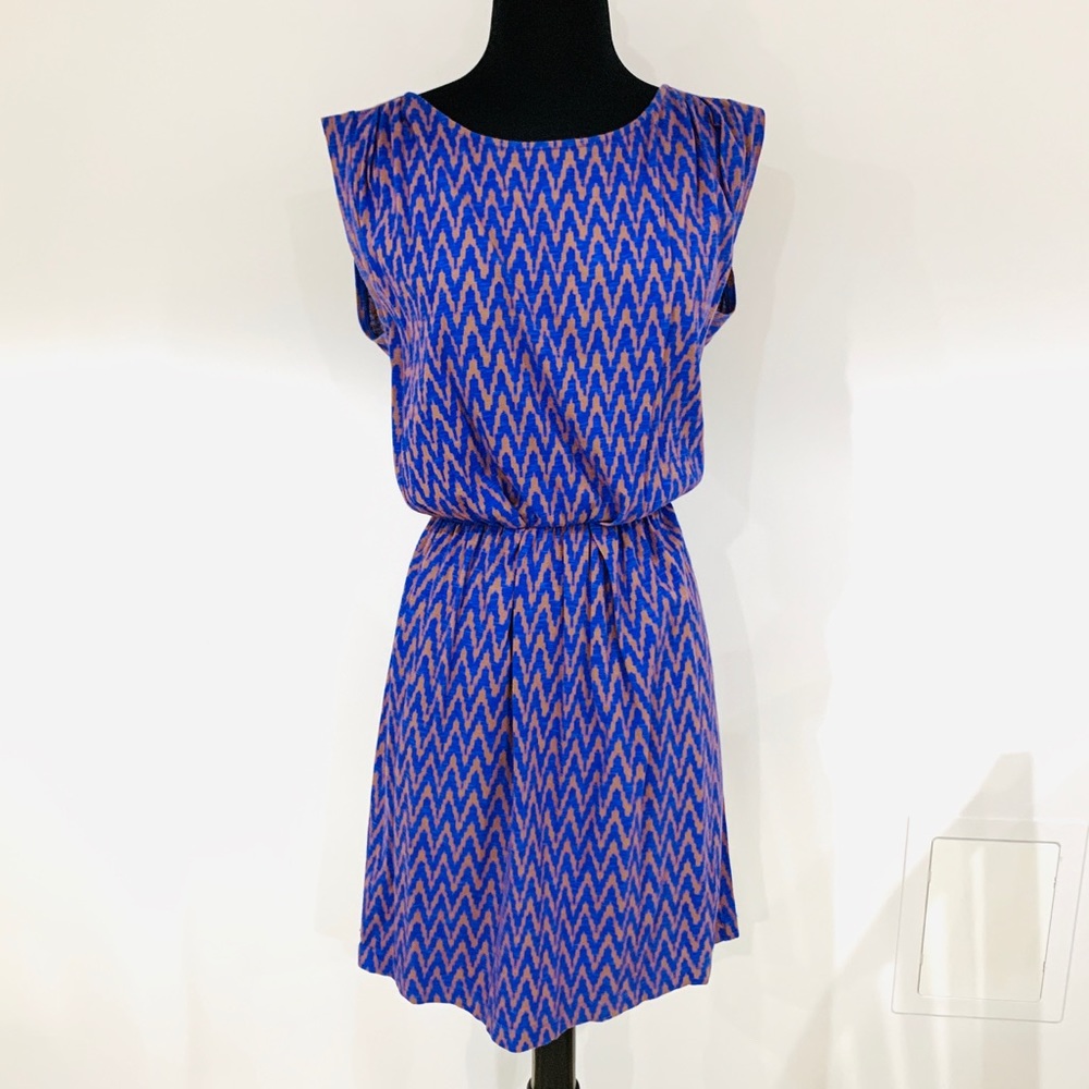 NWOT LOFT Chevron Dress